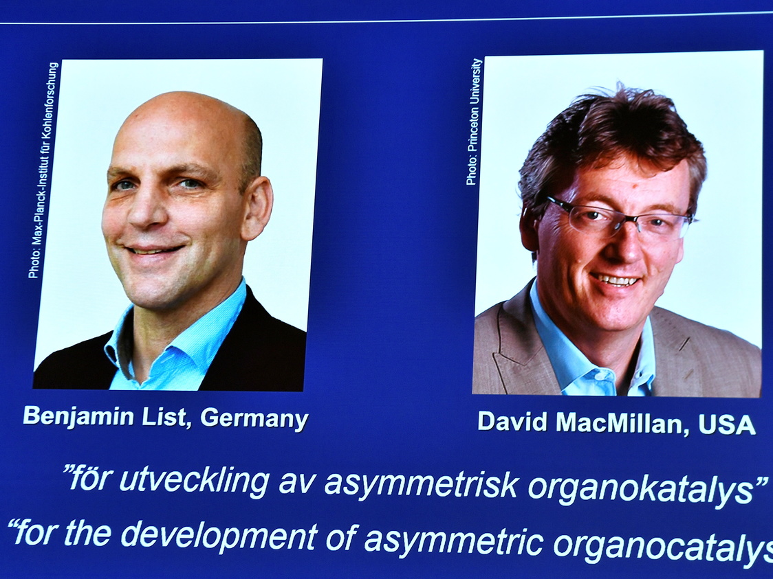 List, MacMillan win 2021 Nobel Prize in Chemistry - Vimarsana News
