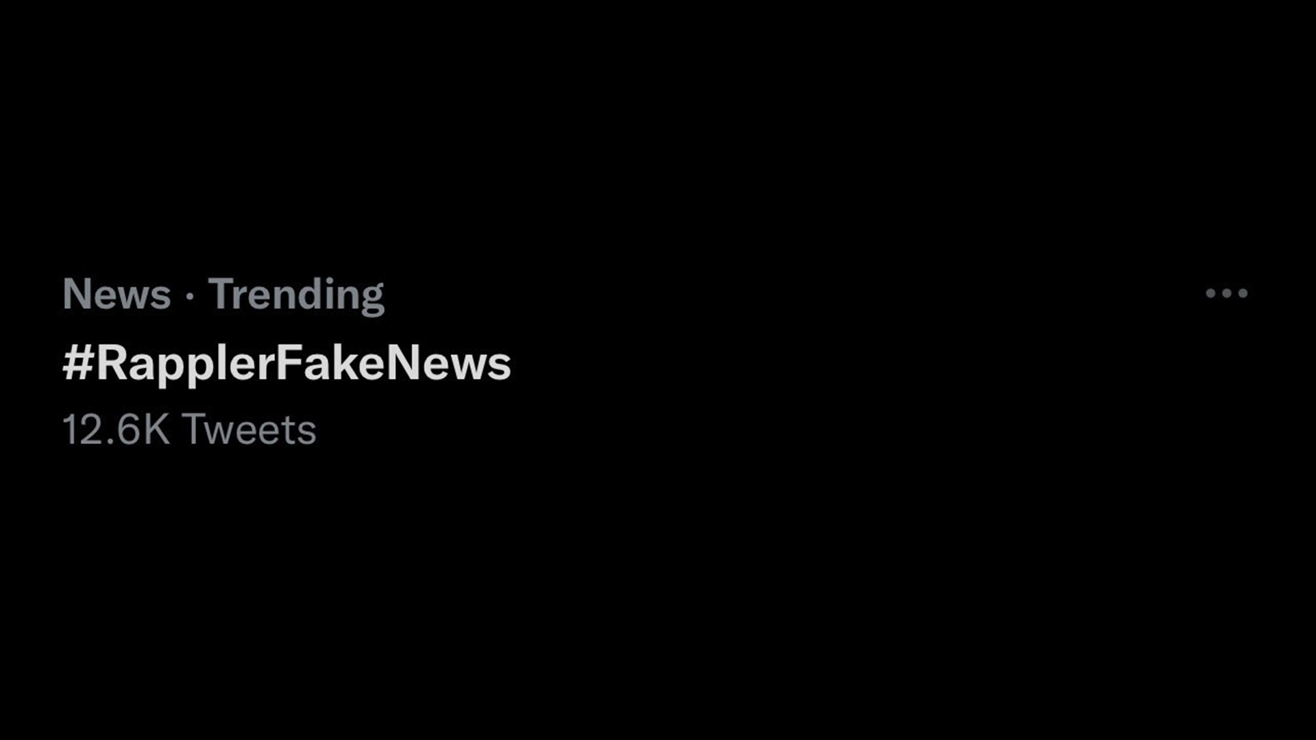 #BreakTheTrend: Mengapa #RapplerFakeNews menjadi tren?