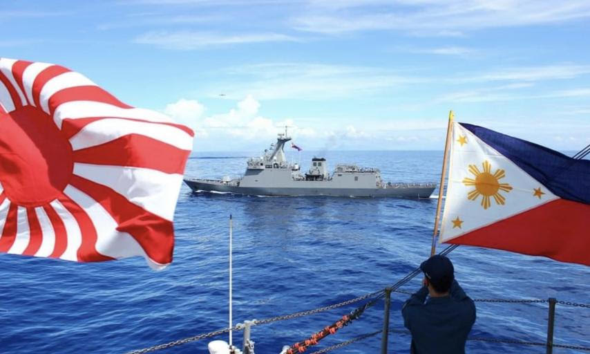 LOOK: PH Navy holds passing exercises with Japanese vessels