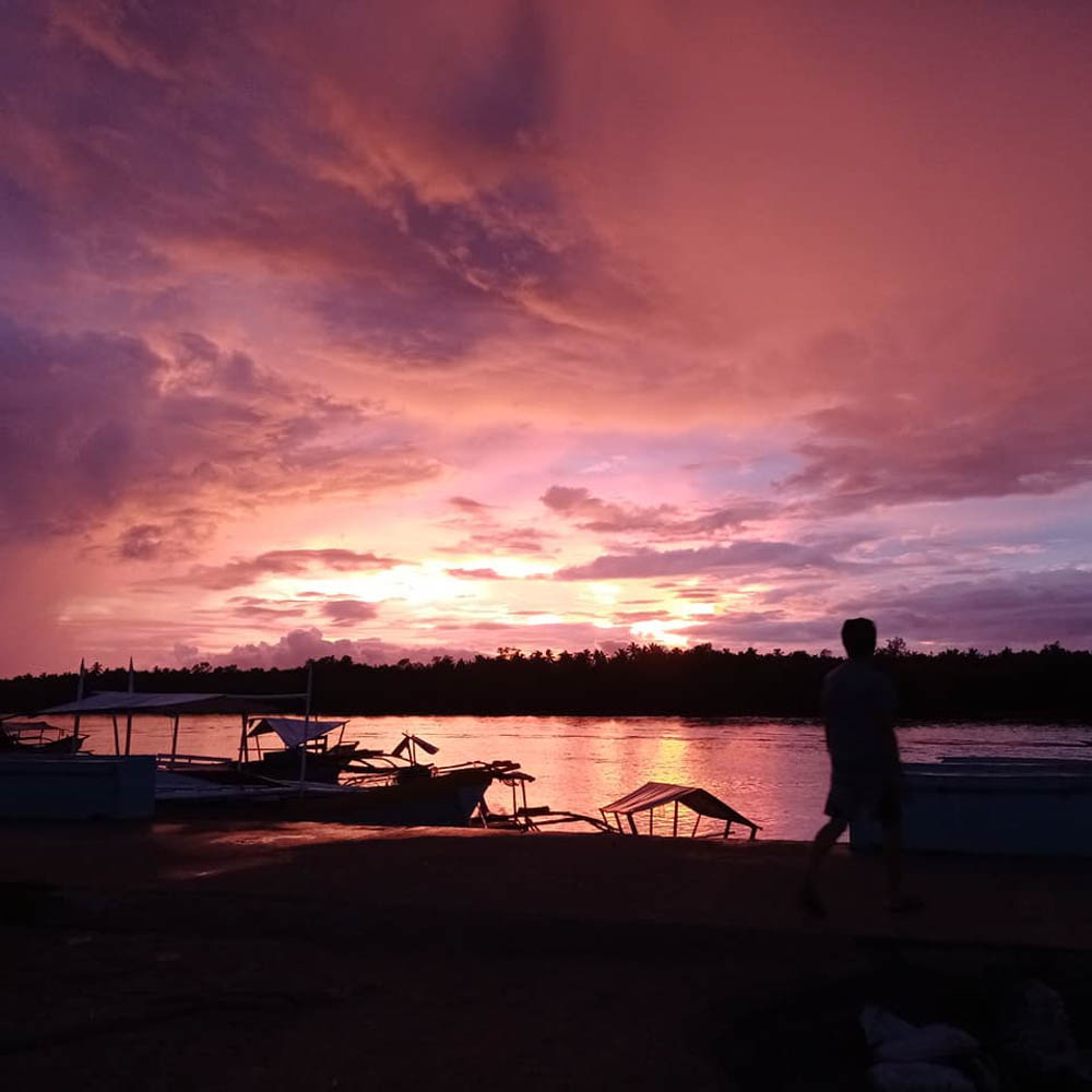 Pagsanghan at sundown