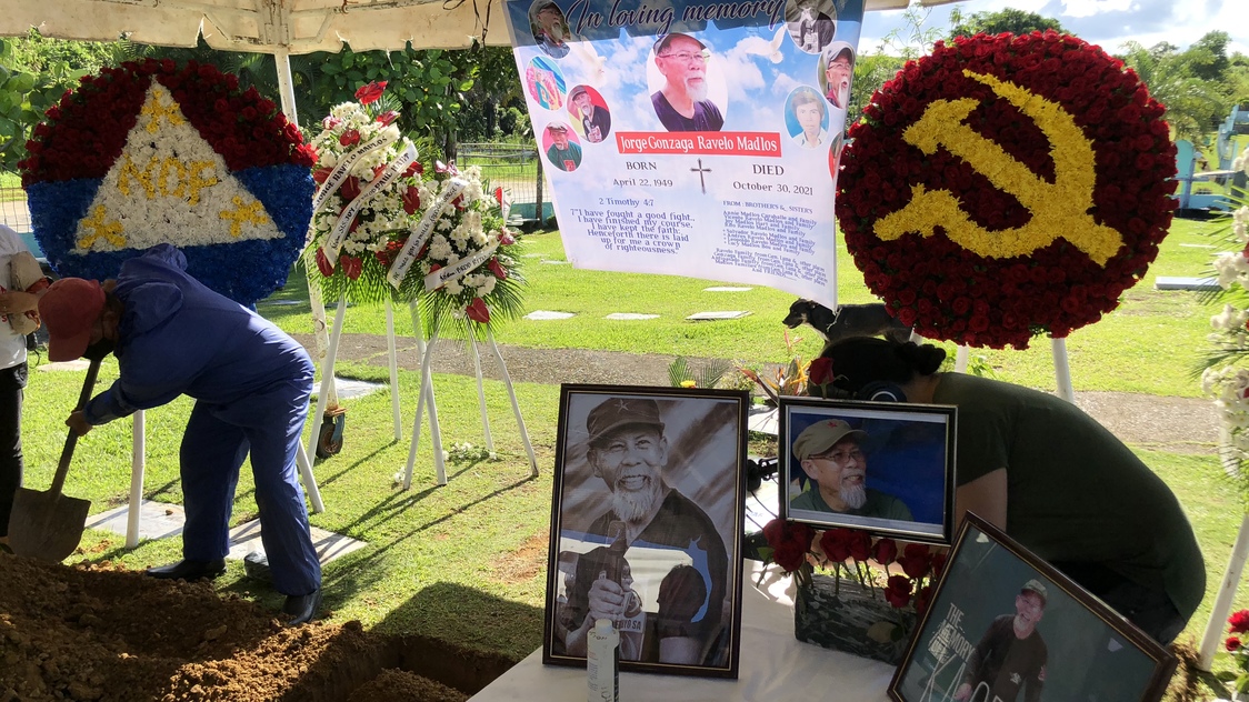 Only a few came for slain NPA chief Jorge Madlos' funeral in Surigao - Vimarsana News