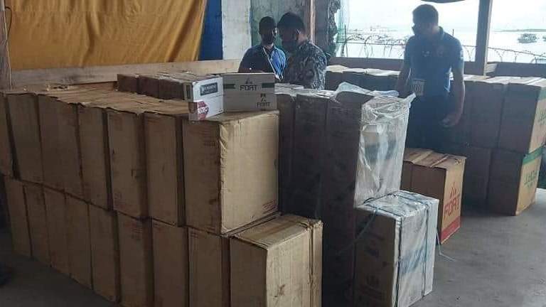 P22-M cigarettes smuggled from Indonesia seized in Zamboanga City, Sulu - Vimarsana News