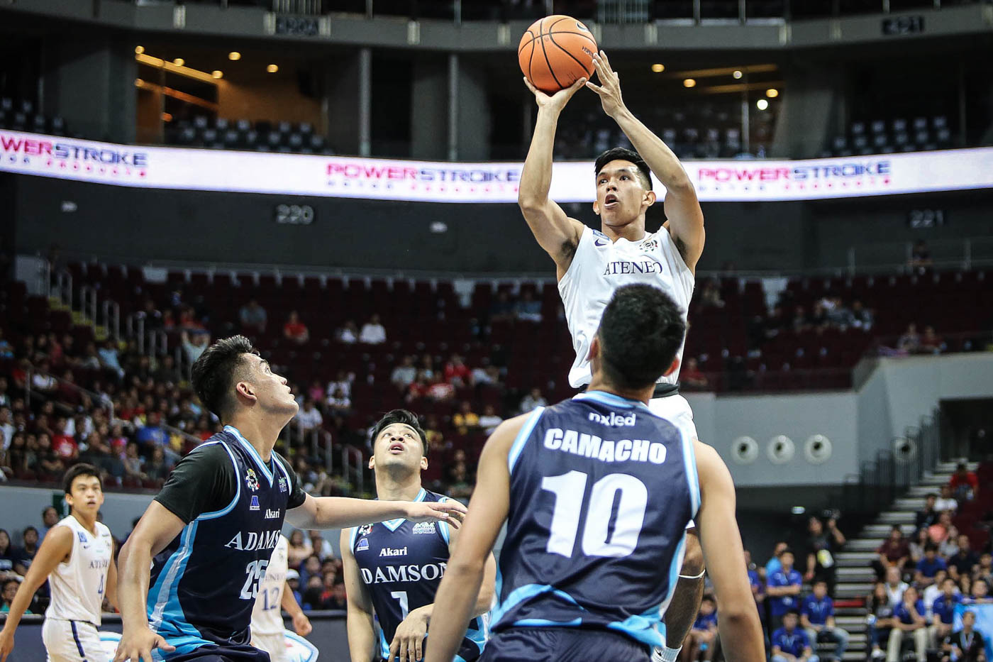 Ateneo Blue Eagles exploit Sarr-less Adamson Falcons for blowout win