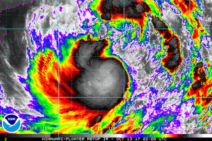 Rainy Saturday as Severe Tropical Storm Odette slows down