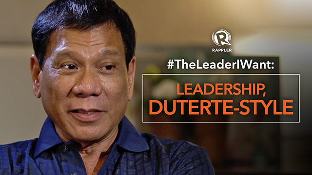 duterte leadership style essay