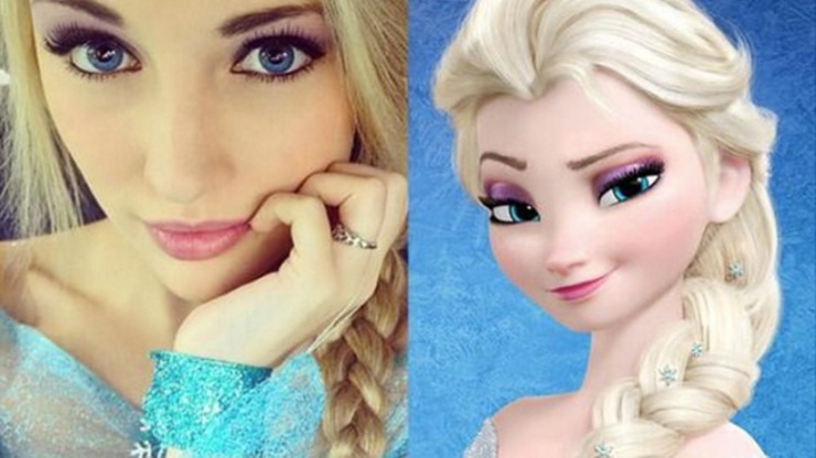 Reallife 'Frozen' Elsa lookalike is sensation