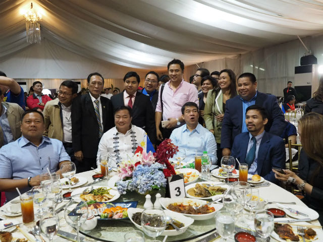 'Future' member JV Ejercito attends PDP-Laban dinner