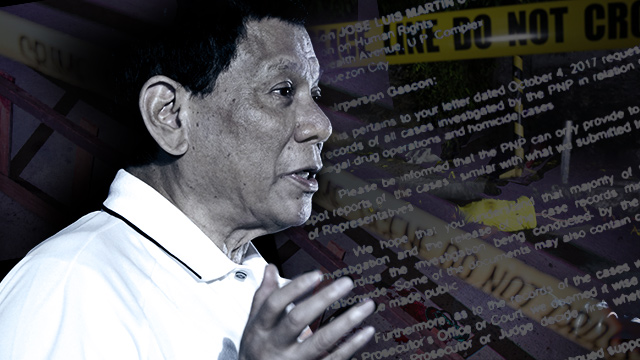 Evading Probes? The Many Times Duterte Admin Didn't Give Drug War Documents