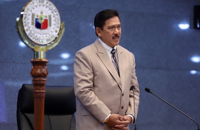 Sotto Expects Good Working Relations With House Led Cayetano