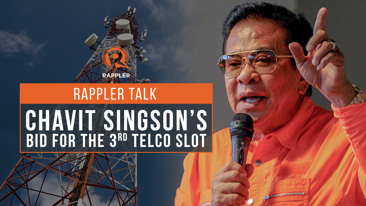 Rappler Talk Chavit Singson s Bid For The 3rd Telco Slot