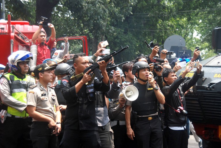 ISISlinked Indonesian shot dead after bomb attack