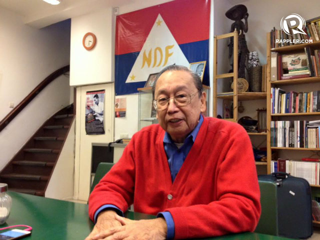 Joma Sison: 'I'll die with my boots on'