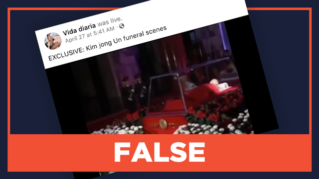 False Video Of Kim Jong Un S Funeral