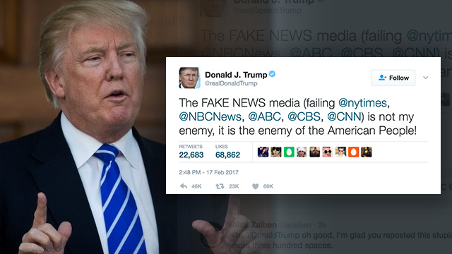 Trump Calls Media Enemy Of The American People