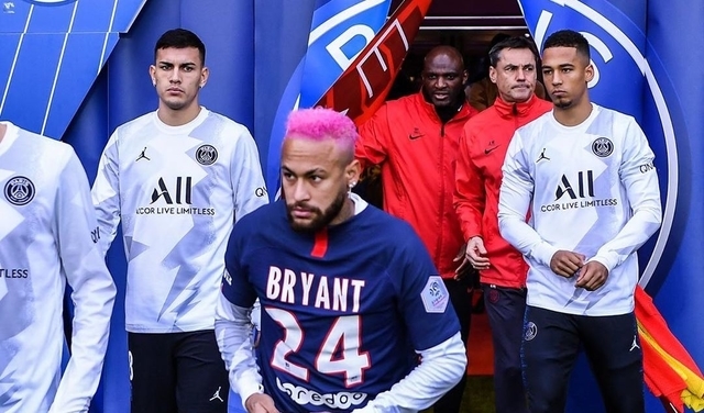 PSG wins big again as Neymar continues to honor Kobe Bryant