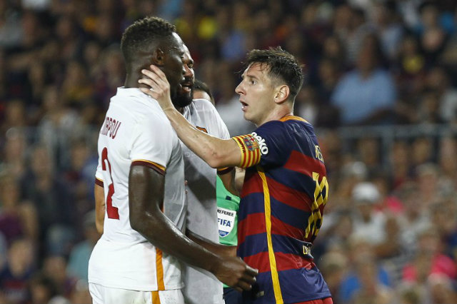 WATCH Messi Headbutts Opponent As Tempers Flare