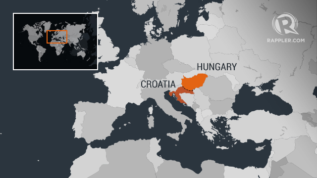 Croatia Hungary Locator Map 20140918 