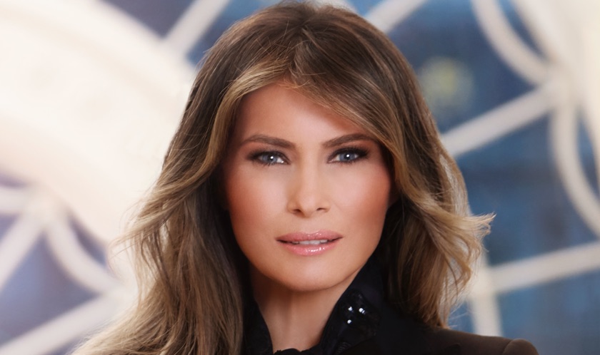 Melania Trump's new portrait divides public opinion