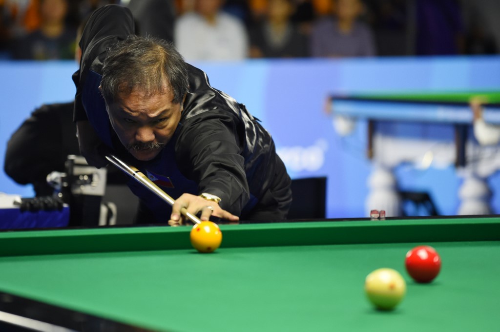 Seeking First Sea Games Gold Efren Bata Reyes Plays In Unique Pool Event