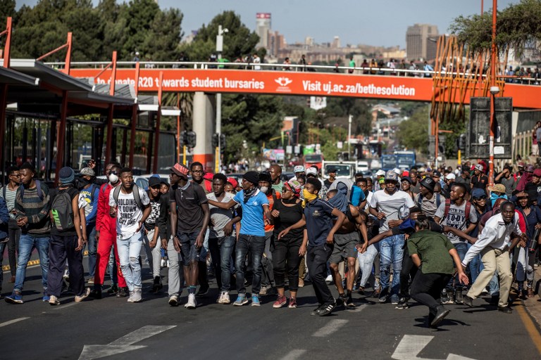 Student Protests Spread In South Africa