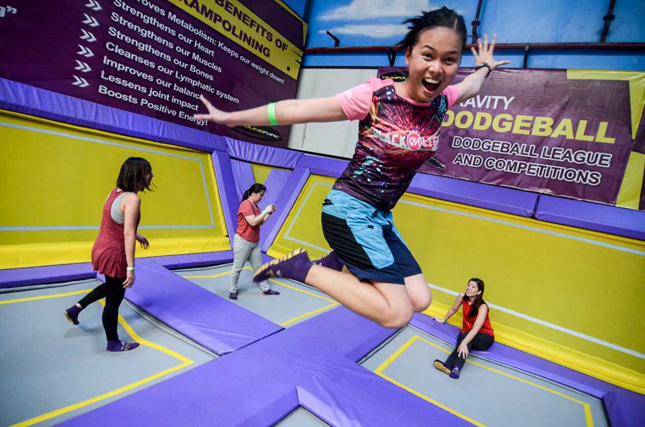 De Stress And Play At The New Trampoline Park Now Open In Manila