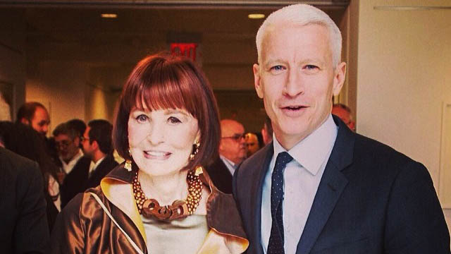 Anderson Coopers Mother Gloria Vanderbilt Reveals Past Same Sex Relationship 8923