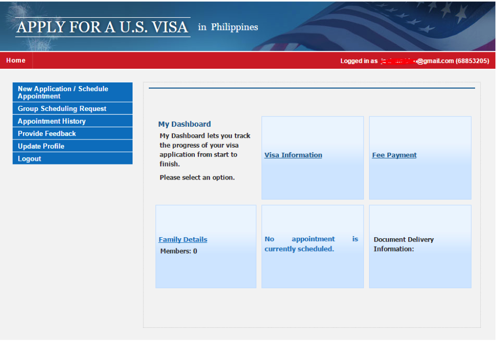 Us visa family application