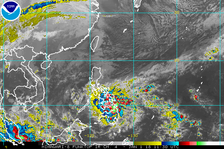 Tropical Depression Agaton threatens Caraga