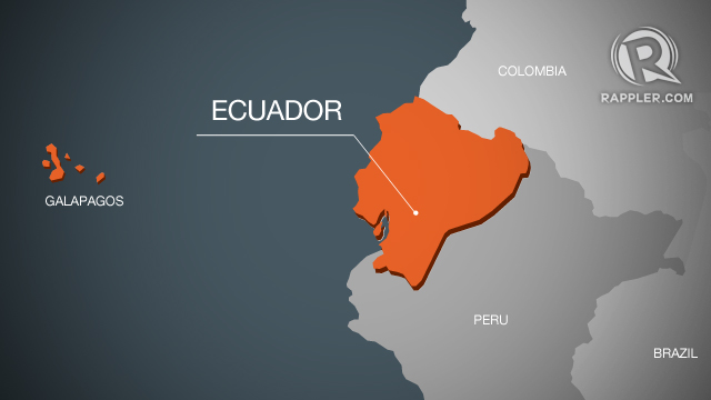 Ecuador Locator Map 2 