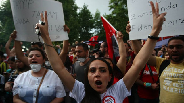 Turkey PM claims victory after protest crackdown